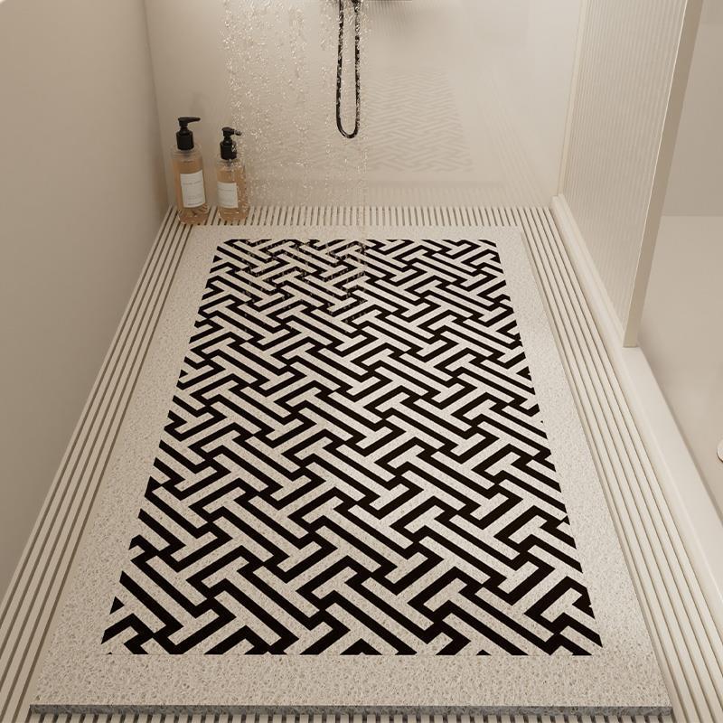 Bathroom Silk Ring Non-Slip Floor Mat, Shower Room, Bathroom, Anti-Drop Foot Mat For The Elderly, Special Waterproof Mat For Bathtub 40*70cm