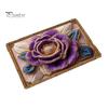 Door Clearance Rug Floor Mat Non-Slip Rubber Backing Absorbent Quick-Drying Bath Retro Low Profile Style 3D Flower Pattern Kitchen Shower Laundry Non