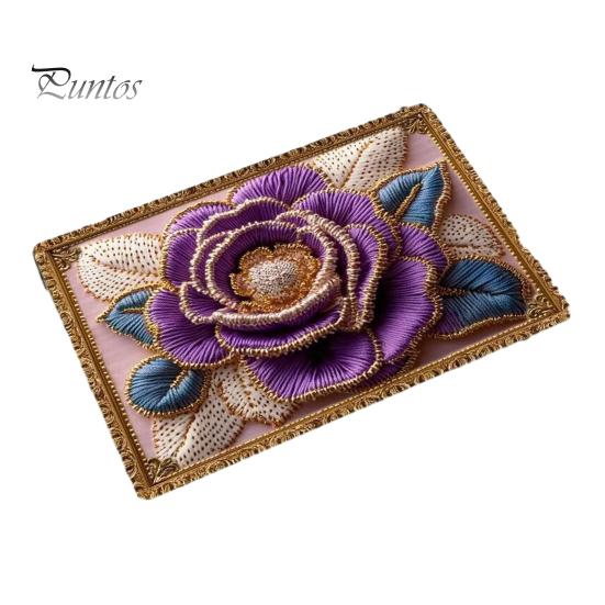 Door Clearance Rug Floor Mat Non-Slip Rubber Backing Absorbent Quick-Drying Bath Retro Low Profile Style 3D Flower Pattern Kitchen Shower Laundry Non
