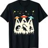 Entführung TRex Loch Ness Bigfoot Lustiges UFO T-Shirt Sommer Damen Herren Klassisch Lässig Camisetas Lustiger Cartoon-Print Oberteile für Herren
