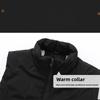 Herren Übergröße Daunen Baumwolle Weste Herbst Winter Warme Weste Fleece Partner Outfit Neu Lässige Ärmellose Jacke