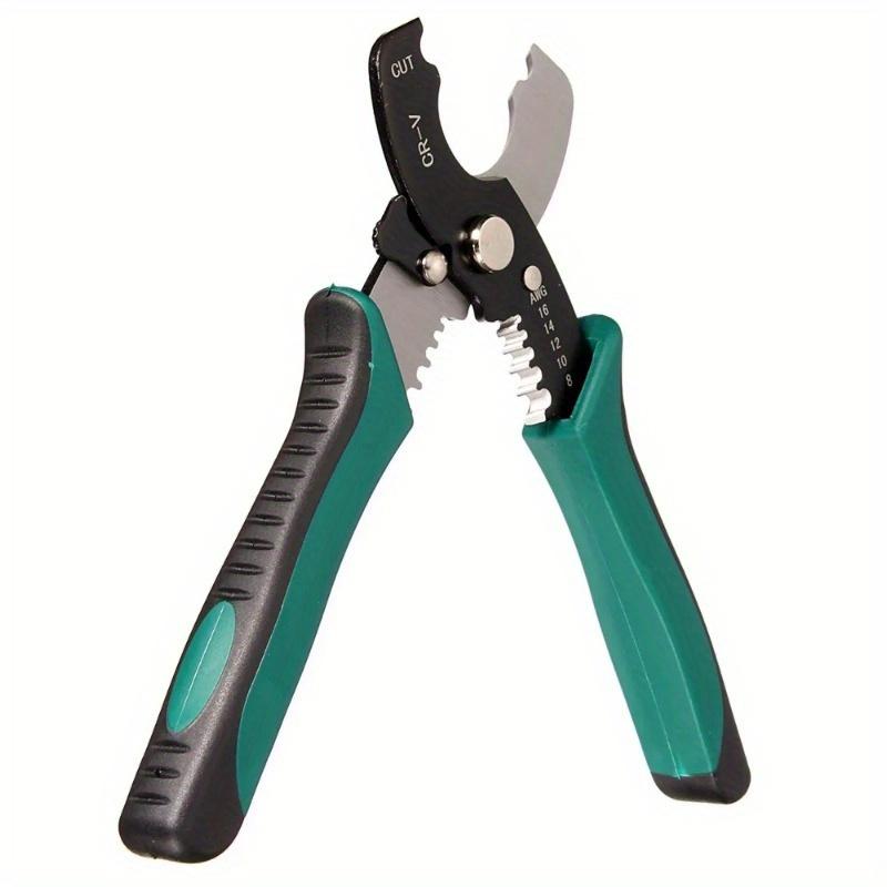 8 Inch Wire Stripper Cable Cutting Scissor Stripping Pliers Cutter 1.6-4.0mm Hand Tools Ferramentas Herramientas HT2177