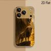The Lion Roars Patterned tempered glass design for iPhone16 17 ProMax 1514 1312 11ProMax Phone Case Camera Cover Shockproof Hard