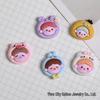 Cute Cosplay Cartoon Cream Glue Resin Hair Clips DIY Accessories