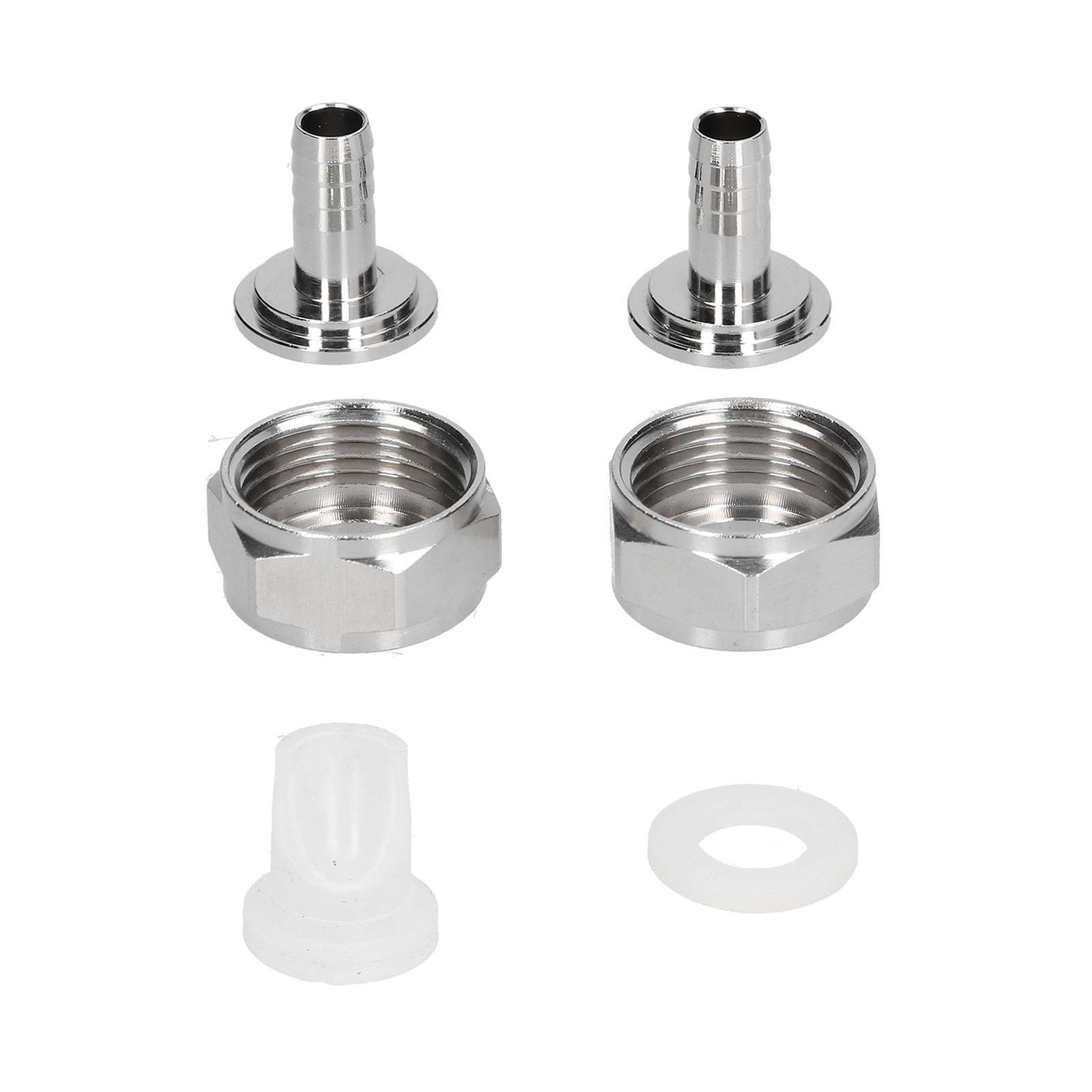 

Stainless Steel Beer Keg Coupler Connector Fitting Beer Line Connector Kit for Brewing Equipment