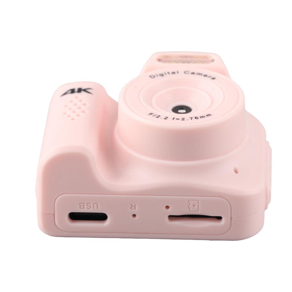 Small Digital Camera Compact 4K HD 64MP with Fill Light 19 Types Retro Filters for Students