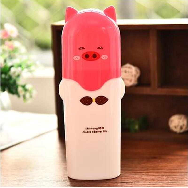 Bad Reise Outdoor Persönliches Reinigungswerkzeug Tragbarer Zahnbürstenhalter Zahnpastaturm Kunststoff