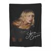 Cozy Sabrina Carpenter Eras Tour Blanket Merch Bed Decorative Espresso Album Throw Blankets Soft Flannel for Car