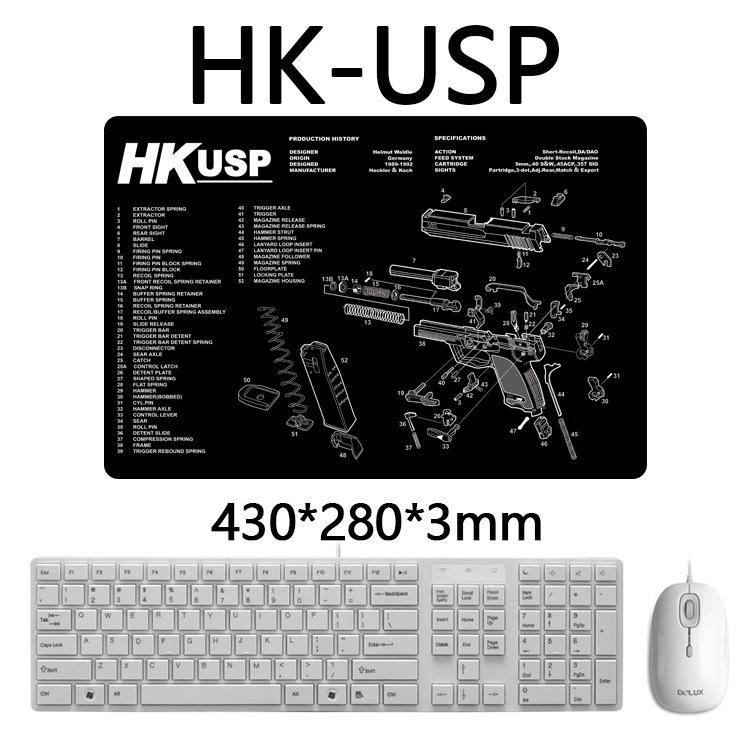 Ergonomic Mouse and Desk Pad for Office Use