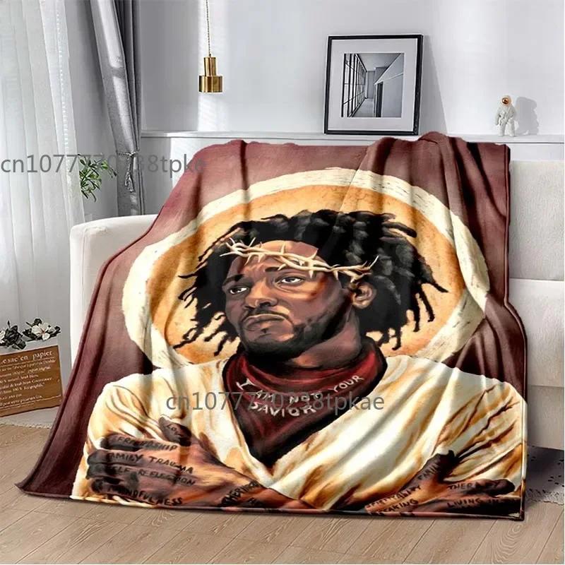 RAP Kendrick-Lamar Poster Printed Blanket, Fashion Throw Blankets,for Sofa Bed Office Car, Brithday Gift,Decke