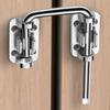 Stainless Steel Door Lock No-drill Safety Barrel Bolt Non Perforated Buckle  Bathroom Doors