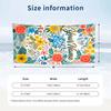 Floral Artwork 5 Theme Quick Dry Beach Towel Custom Name Text Print Large Sand Resistant Towel Beach Vacation
