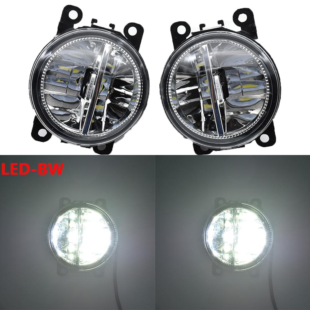 Car Styling for Nissan Navara NP300 D40 2004-2013 2014 2015 9-Pieces Led Fog Lights Lamp H11 Halogen Fog Lights DRL Accessories