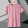Maglietta da Corsa Riflettente da Donna ad Alta Elasticità Traspirante Asciugatura Rapida Seta di Ghiaccio Top Sportivo per l'Estate Manica Corta Fresca T-shirt Attiva