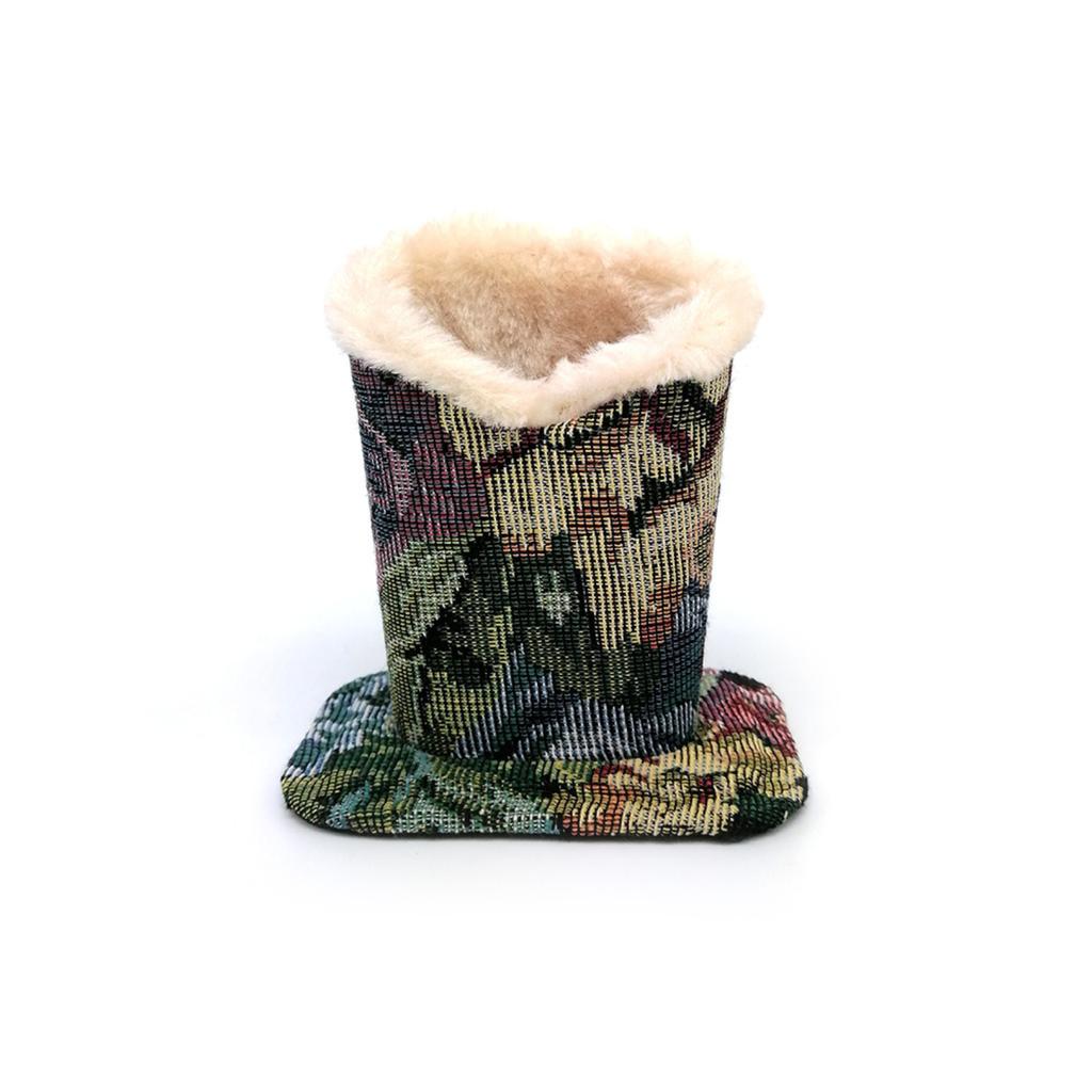 Pluche Brillenhouder Lederen Brillen Displaystandaard Stoffen Potloodhouder Stijlvolle Minimalistische Brillenopbergoplossing