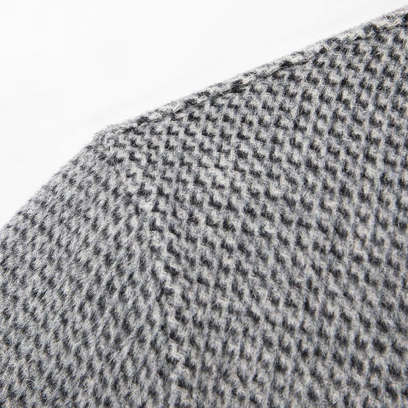 FAPAI Men's Wool Blend Business Casual Overcoat