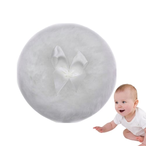 Portable Powder Puff for Baby Body Powder, Furry Body Powder, Baby Powder Applicator Puff, Baby Shower, Body Care, Cosmetic Powder, Fluffy Puff for Fa