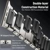 Titanium Band for Apple Watch Ultra 3 49mm Series 11 10 46mm 45 44mm Rubber Watchband Luxury Magnetic Strap for Iwatch 9 8 6 SE