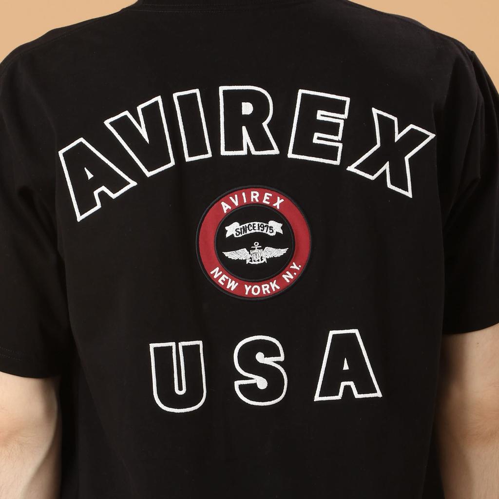 AVIREX Varsity Logo 6123346 XL 002 T-Shirt 2.0 Men's OFF/WHITE