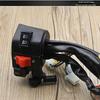 Motorcycle Handlebar Switch Assembly for Dayang DY100: Turn Signal, Headlight, and Horn Controls.