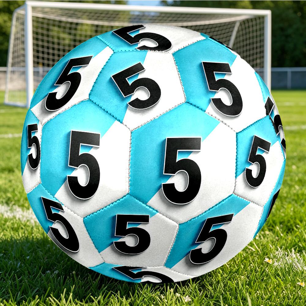 1pc Size 5 Number Five Soccer Ball, Professional Match/Training Ball, Suitable for Indoor and Outdoor Sports Games. Y62796