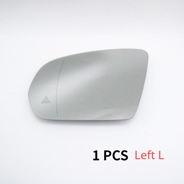 Auto Heated Blind Spot Warning Rear Mirror Glass LHD For Mercedes-Benz C E S GLC Class W205 W222 W217 W213 W238 2015-
