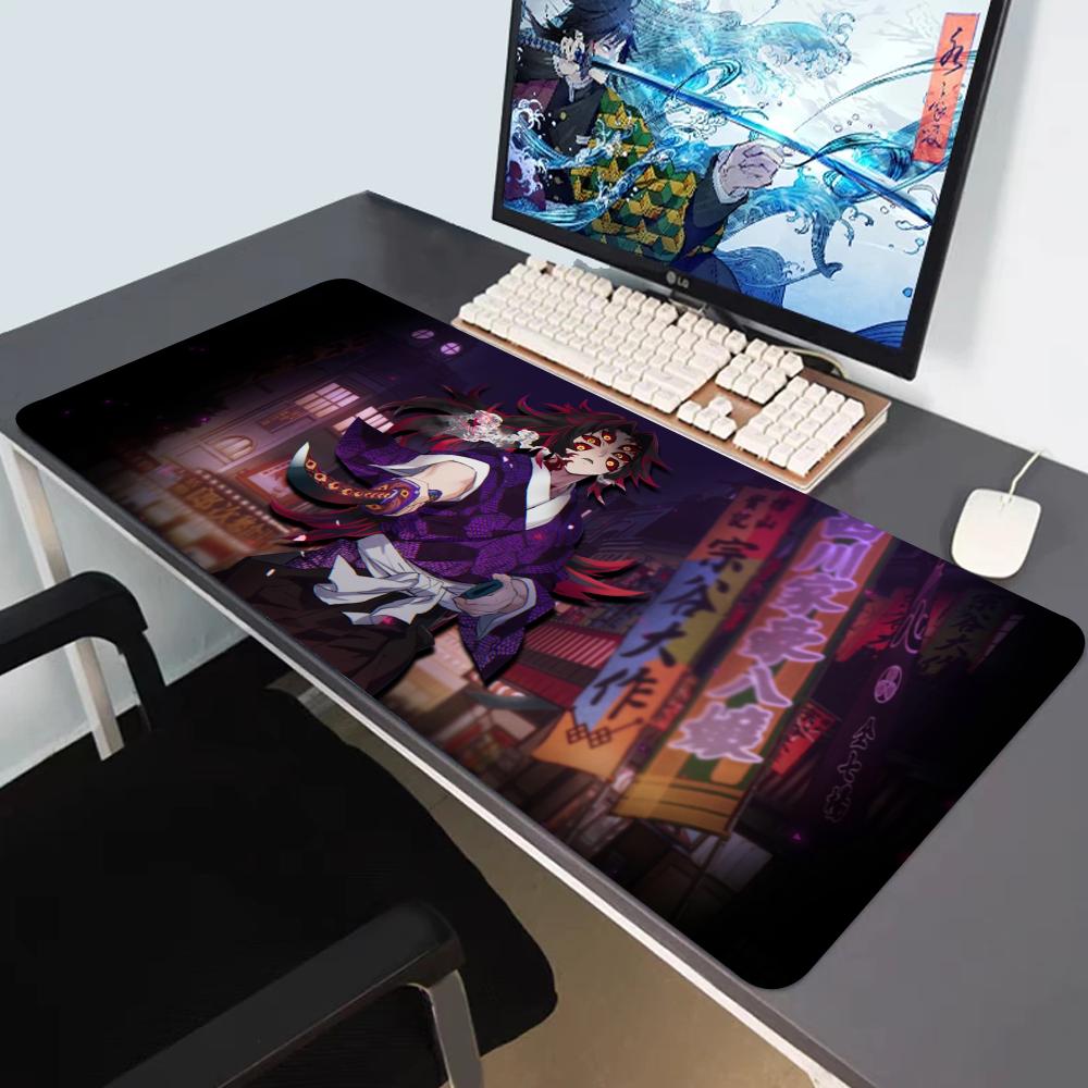 PC Red  White Anime Character Gaming Mouse Pad Waterproof Desk Mat for Gamers