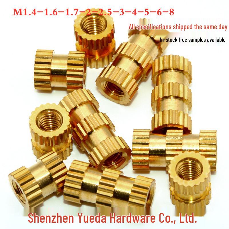 Copper Knurled Nuts M2-M8: High-Quality, Customizable Striped Nuts