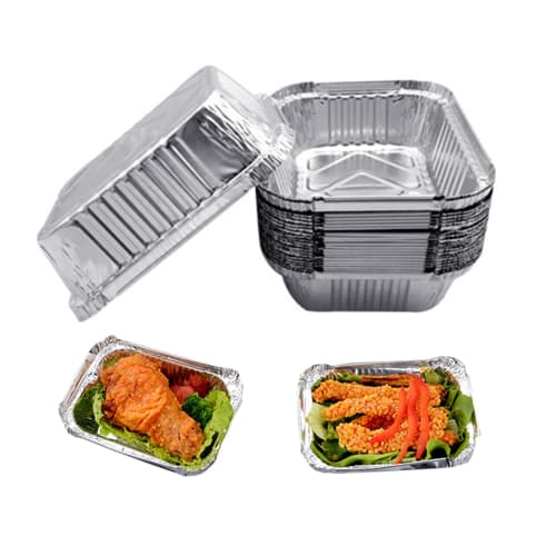 

Heat-resistant aluminum plates, aluminum foil, aluminum containers, disposable plates, set of 30, 260ml/700ml capacity, BBQ, grill, gratin dish, deep,