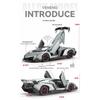 1/24 Lamborghini Poison Veneno Car Alloy Car Diecast Metal Model Sound Light Pull Back Toy Collect Gift Box Ornaments Kids Toys