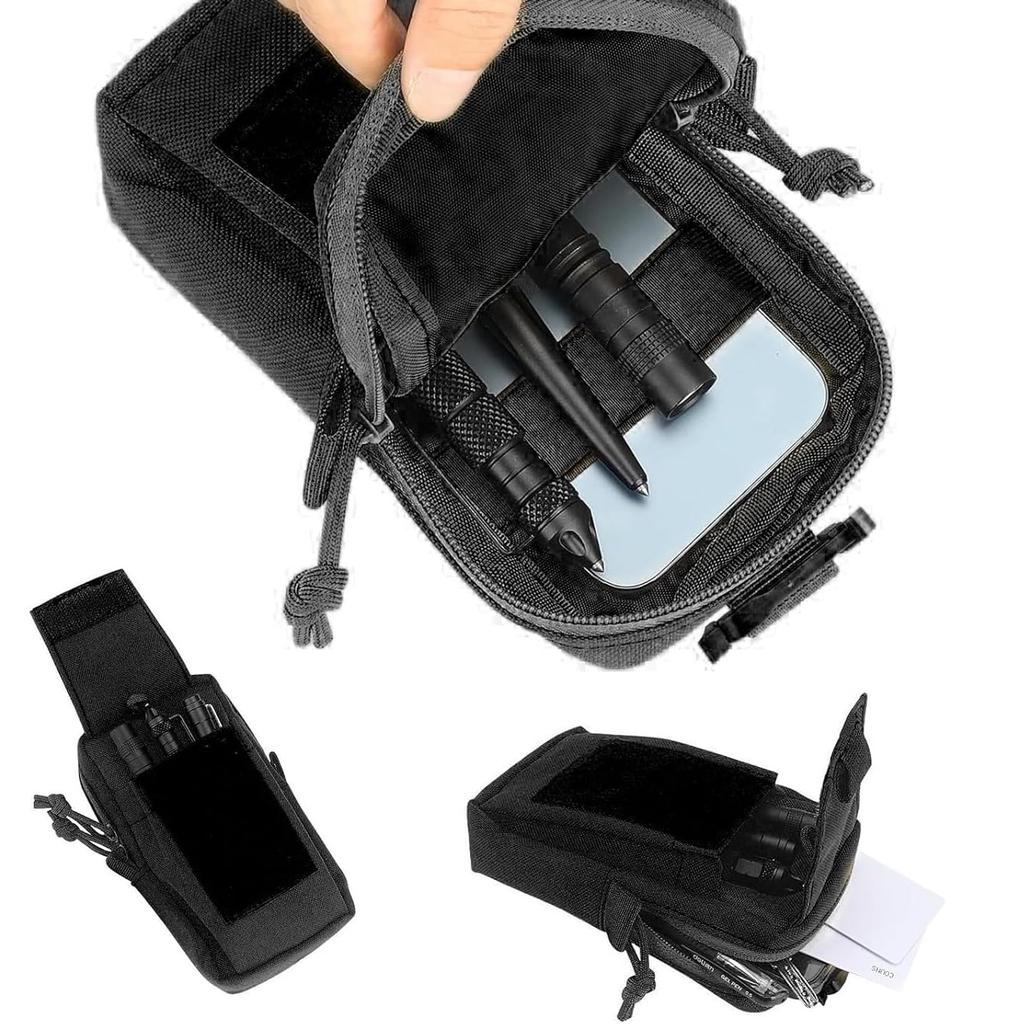 Koundeneko Outdoor Tactical Pouch for Convenient for Cell Bluetooth and Other Small Bag for Disaster and First Aid Pouch, Water-Repellent, Backpacks,