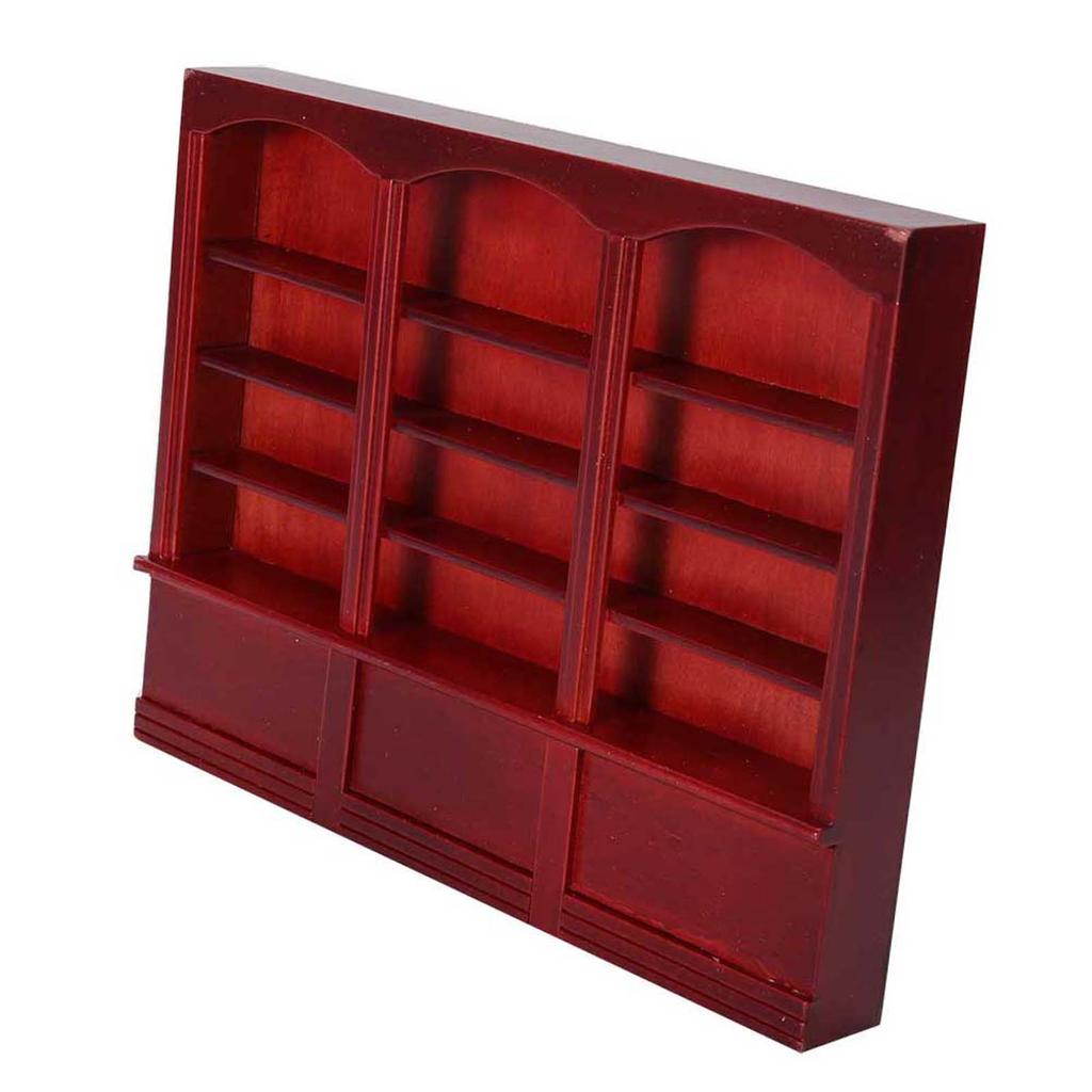 1:12 Doll House Accessories   Bookshelf Display Cabinet Bookcase Furniture Toy White