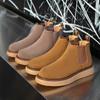 Chelsea Boots Men's 2025 Autumn and Winter New Medium Tube British Short Boots Matte Cowhide Martin Boots Men's