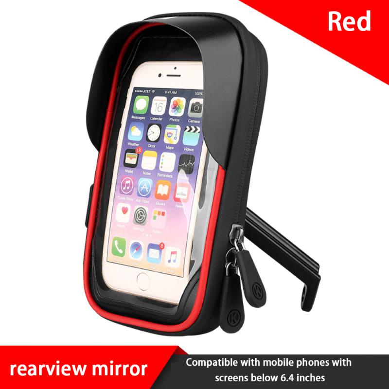 Mobile Phone Holder Card Bag Water Resistance 360 Rotation Convenient Phone  Stand Glue Pressing Waterproof Zipper Phone Stand