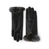 Black Rex Fur Long Women S gloveS Dcgv8f276bk