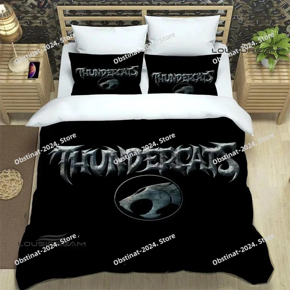 Thundercats Anime Bedding Set Printed Bed Set With Pillowcase Duvet Cover Soft Single Double Queen Super King Size Luxury Gift