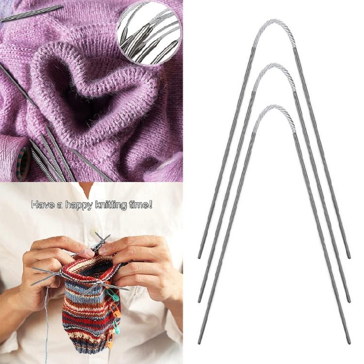 3 Stück Rundstricknadeln Rundstricknadeln Starter DIY Stickereihandwerk