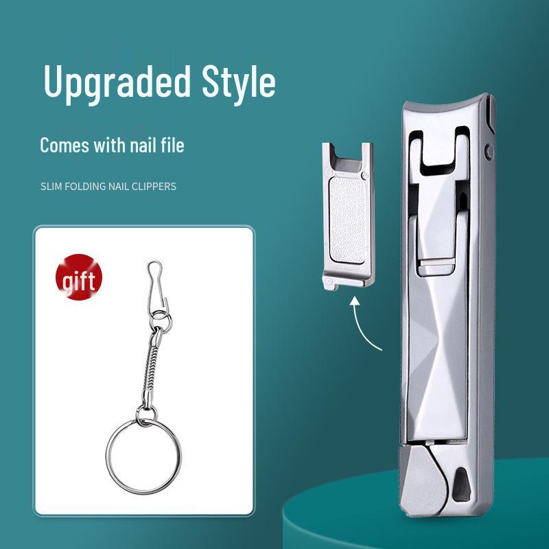 

Брелок-набор ультратонких кусачек для ногтей с бриллиантовым покрытием: Портативный, Многофункциональный, Брызгозащищенный дизайн