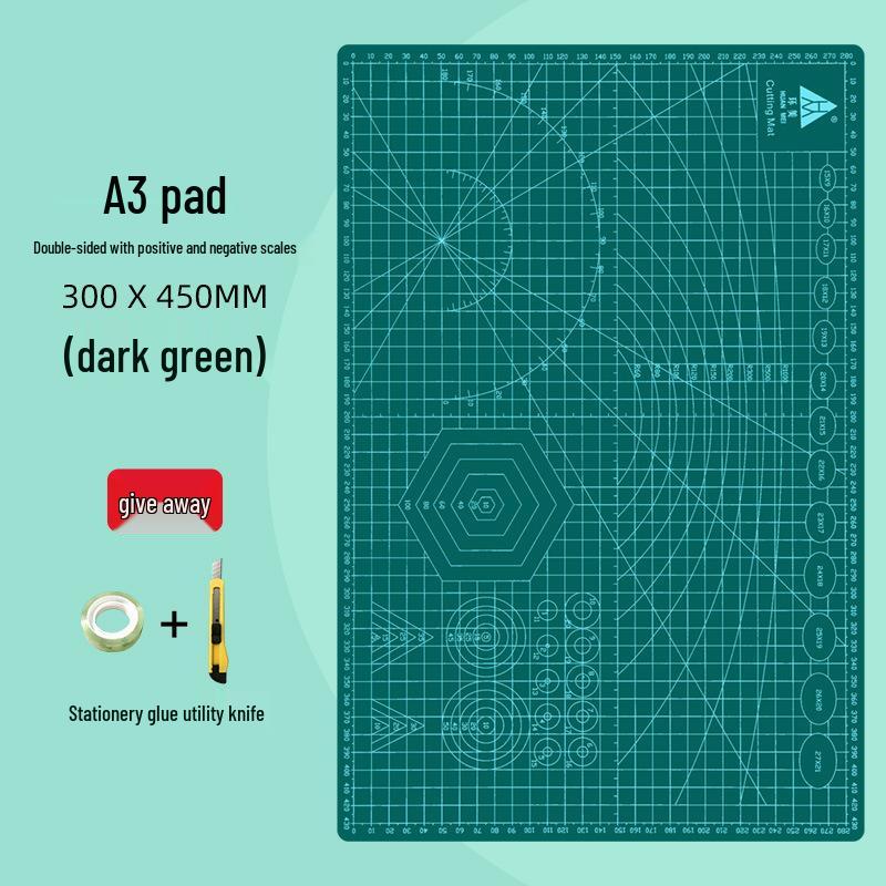 Huamei Handmade Cutting & Engraving Board Mat for Desktop & Student Use