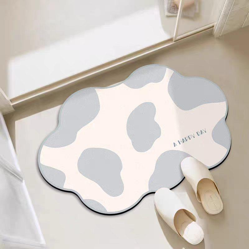 Badezimmer saugfähige Diatomeenerde Toiletten-Türvorleger Toiletten-Bodenmatte Toiletten-Teppich