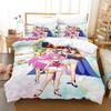 Anime Wedding Peach Bedding CollectionDuvet Cover Comforter Bed Collection Quilt Cover PillowcaseKing Queen Twin Size Boys Girls Adultse