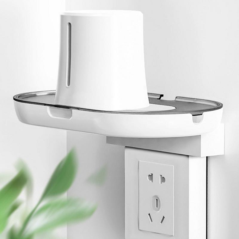 Punch-Free Socket Storage Rack On The Wall Router Shelf Outlet Placement Holder Cable Organizer Bedroom Living Room Decoration