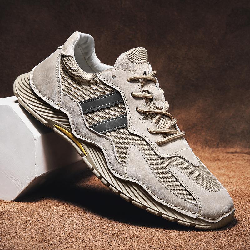 2025 Men's Autumn Mesh Fashion Sneakers - Breathable Casual Sports Shoes In Sizes 45-47