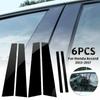 6Pcs Car Gloss Black Car Window B Pillar Post Trims Cover Stickers For Honda Accord Sedan 2013-2017 Auto Parts