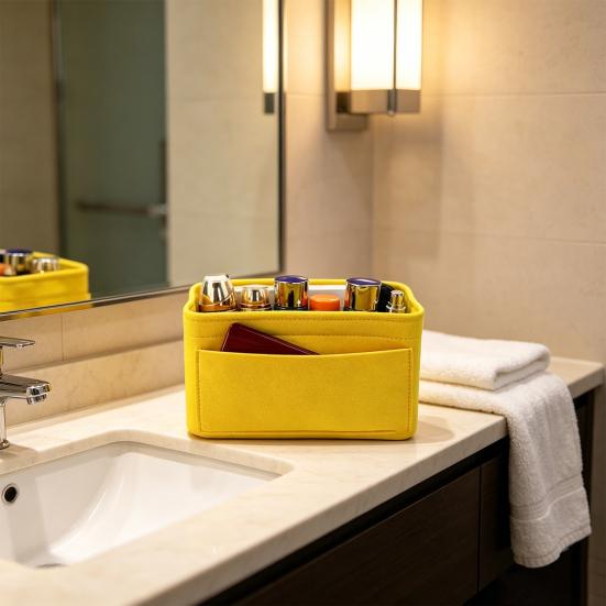 Toiletry Bag Organizer Multi-Pocket Inner Lining of Bag Protects Bag from Scratches And Stains Organizer for Travel Daily Use