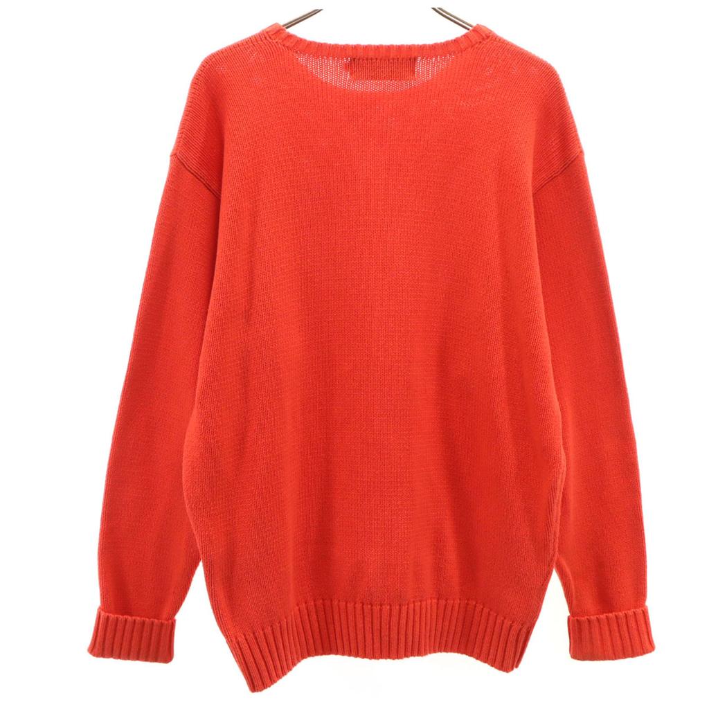 Polo by Ralph Lauren Langarm Strick M zinnoberroter Pullover Damen Gebraucht