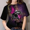 Women's Casual Daily Luxury T Shirt Short Sleeve O Neck Oversized Blouse Floral Print Harajuku Y2k Tees Tops