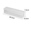 Long Rectangular Food Storage Containers Plastic Reusable Refrigerator Organizer Boxes Kitchen Stackable Bins Dishwasher Safe