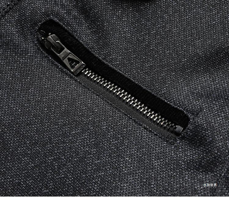Men's Plus Velvet Turn-Down Collar Jacket for Middle-Aged and Elderly - Thick Autumn/Winter Business Coat