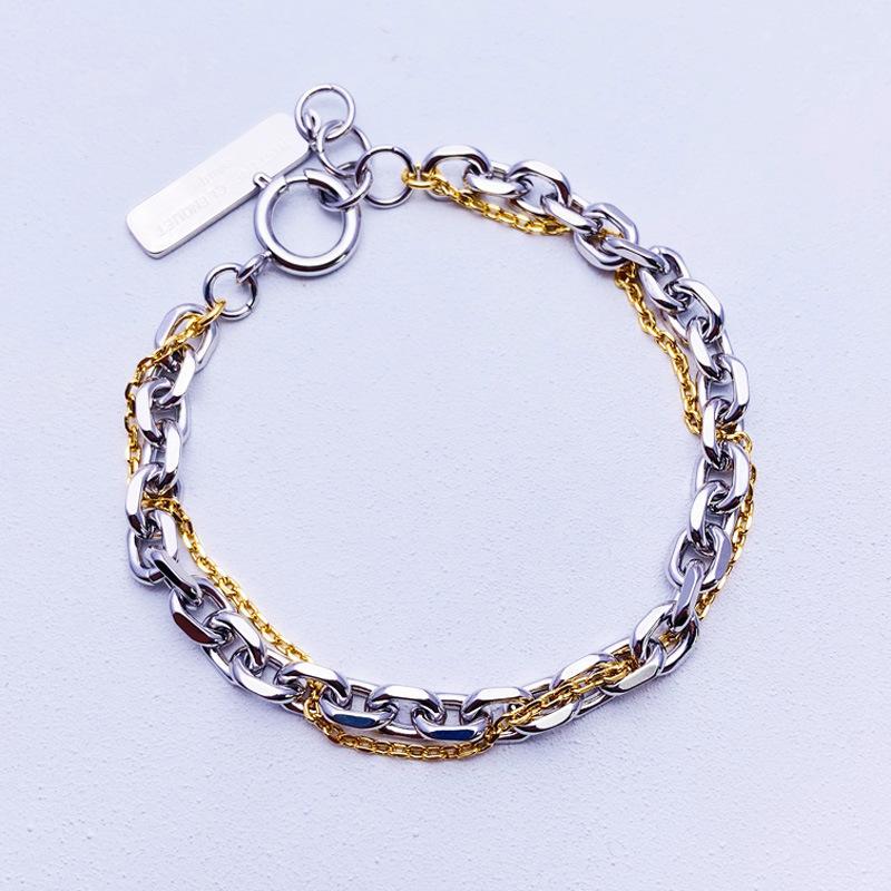 

Ожерелье с покрытием из 18-каратного золота, новинка 2025 года, женский нишевый дизайн, кубинский цепной браслет-чокер, ошейник-мона